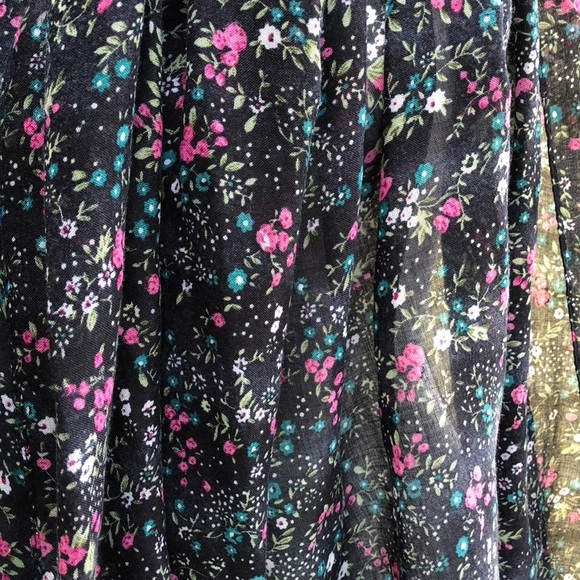 Multi Floral Large Scarf - Picture 2 of 3